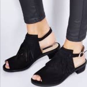 TopShop Blinder fringe sandal